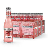Fever-Tree Sparkling Pink Grapefruit bottle closeup for premium cocktails