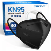 FGCCJP KN95 mask 30pcs packaging shows convenient bulk supply for families.