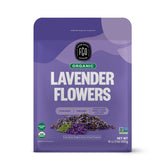 FGO organic dried lavender France buds closeup for sachets and culinary uses