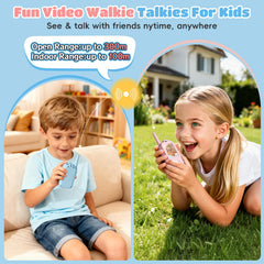 FHskFH video walkie talkies kids voice changer adds playful tones