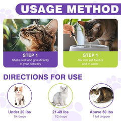 FHZRLP mélatonine pour chats — étiquette claire et sécurisée.