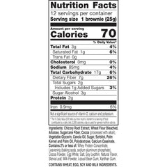 Fiber One office snack brownie bars on a desk for convenient energy.