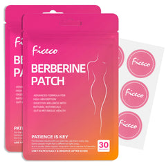 Ficeco Berberine patches pack for convenient daily wear and travel.