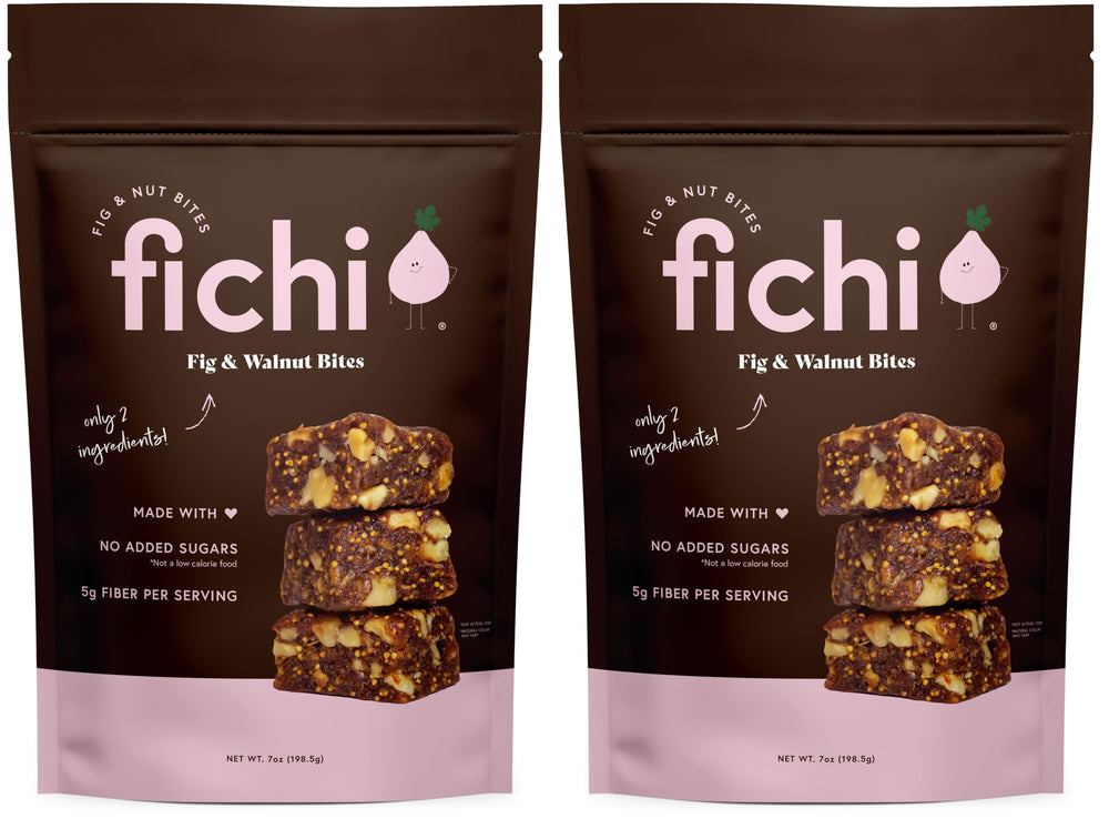 Fichi fig and nut bites packaged for convenient on-the-go snacking