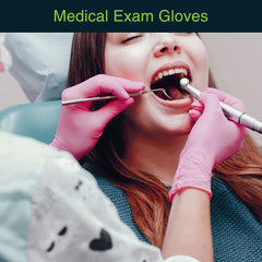 FifthPulse Pink Vinyl Gloves worn for comfortable, precise handling