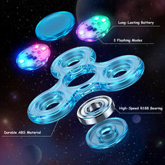 Figrol LED light-up spinner with three modes for calming visual stimulation