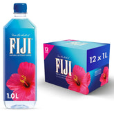 FIJI Water 1L bottle front view highlighting premium artesian source for daily hydration.