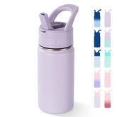 Fijinhom 12oz kids bottle cap closeup with leak-proof seal for school.