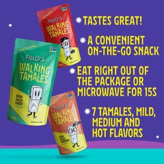 Fillos tamales habanero pack offering spicy kick for adventurous meals on the go.