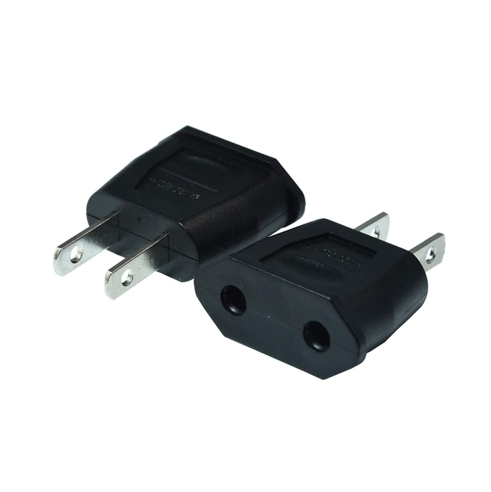 FILSHU EU-to-US adapter front view for quick Europe-to-US power use