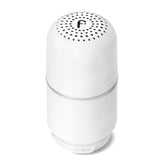 Filterbaby Skincare Filter 2.0 cartridge close-up with micro-carbon fibers for skincare filtration.