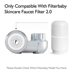 Filterbaby Skincare Filter 2.0 water pour demonstrating clean flow for skincare.
