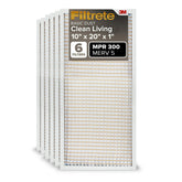 Filtrete 10x20x1 MPR 300 dust reduction filter in packaging for home HVAC.
