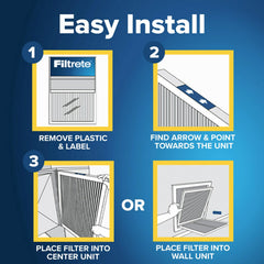 Filtrete electrostatic design close-up with magnet-like fibers attracting particles.