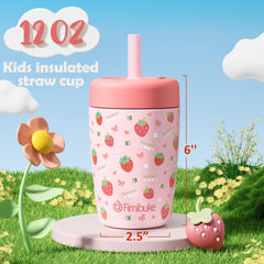 Fimibuke double-walled insulated cup preserves cold drinks for hours.