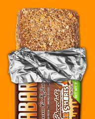 Close-up of the Anabar chocolate coating highlighting authentic coating.