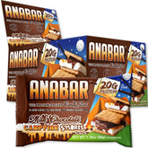 Final Boss Anabar milk chocolate Campfire S'mores bar, unwrapped with melt-in-mouth coating.
