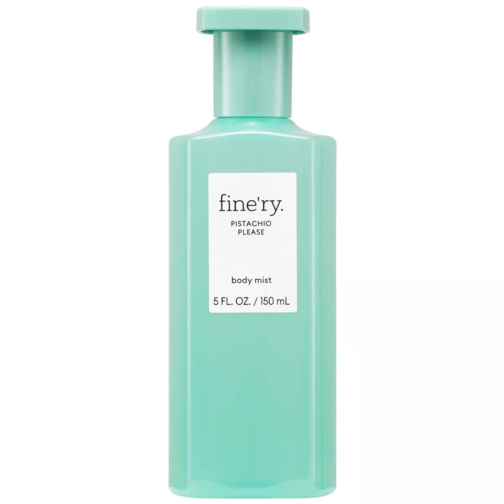 Fine'ry Pistachio Please bottle with vanilla mist for daily scent layering.