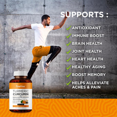 FineVine Organics BioPerine black pepper ginger extract capsules boost absorption.