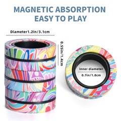 Finger Rock magnetic rings in action demonstrate quick rotation for focus.