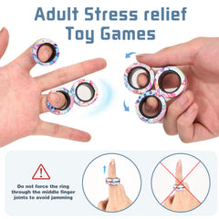Pocket-sized Finger Rock rings ready to carry anywhere.