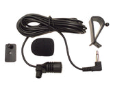 FingerLakes microphone assembly with 3-5mm connector for car radios improves voice clarity.