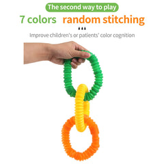 FINGOOO pop tube with sound effects adds auditory interest.