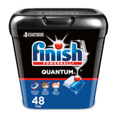Finish Quantum pods show the 3-chamber design for deep clean.