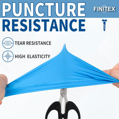 FINITEX powder-free latex-free nitrile gloves support comfortable use.