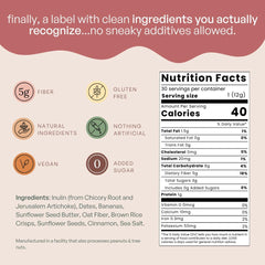 Fiome Fiber Bites banana cinnamon flavor for tasty daily fiber