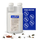 Fipronil Plus C concentrate bottle showing professional-grade pest control for indoor broad-spectrum coverage.
