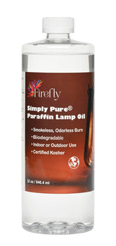 Firefly Fuel bottle pour showing controlled use and clean burn