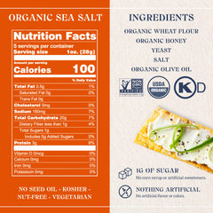 Artisan-baked Firehook Sea Salt Crackers enhance every cheese pairing.