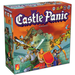 Castle Panic 2nd Edition box art by Fireside Games, ideal for family game nights.
