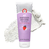 First Aid Beauty KP Bump Eraser bottle shows 8 oz size for gentle exfoliation.