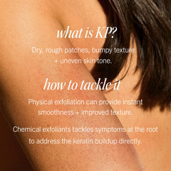 Pump top of First Aid Beauty KP Bump Eraser for easy application.