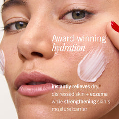 First Aid Beauty Ultra Repair Cream contains 0.5 percent colloidal oatmeal for barrier support