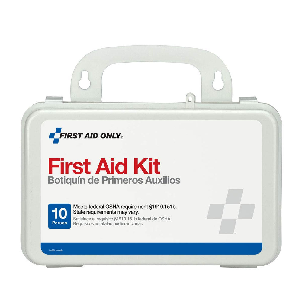 First Aid Only 6060 case open for quick access and organized supplies.