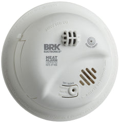 First Alert HD6135FB wall or ceiling mount for reliable heat detection in garages.