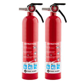 First Alert Home1-2 extinguisher red-pack-front view for quick home safety access