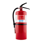 First Alert PRO10 front view extinguisher, ready for quick access.