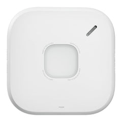 First Alert SC5 hardwire alarm unit with dual smoke and CO sensors for home safety.