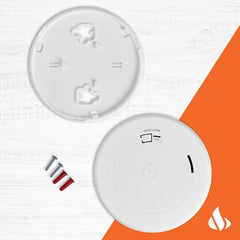 First Alert SM210 10-year sealed battery highlights maintenance-free operation.