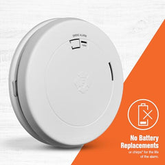 First Alert SM210 precision detection technology improves accuracy in kitchens and living areas.