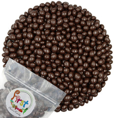 FirstChoiceCandy chocolate covered espresso beans 2lb pack closeup of glossy coating