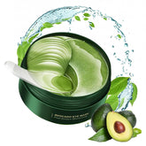 Firstfly avocado eye mask close-up showing hydrated under-eye skin