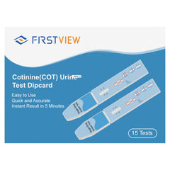 FIRSTVIEW nicotine test strip in urine, quick screening for cotinine.