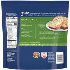 Chopped walnuts offer rich, nutty flavor ideal for baking with Fisher Chef's Naturals.