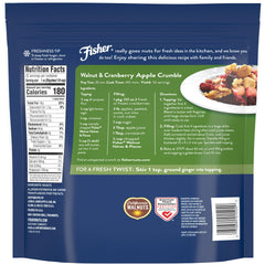 Fisher Chef's Naturals California walnuts are unsalted and ready to snack.