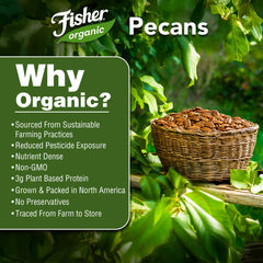 North American grown pecans from Fisher, harvested with care